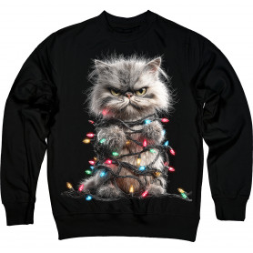 Grumpy Christmas Cat Sweatshirt