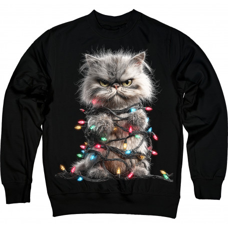 Grumpy Christmas Cat Sweatshirt