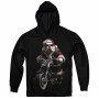 Bulldog Santa Rider Hoodie
