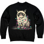 Grumpy Cat Tangled in Lights Sweatshirt