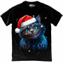Cheshire Santa Cat T-Shirt