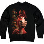 Festive Red Horse Toast – Christmas Sweatshirt