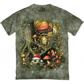 Christmas Forest Mushrooms T-Shirt