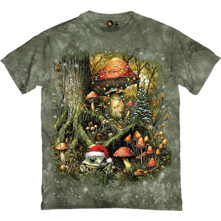 Christmas Forest Mushrooms T-Shirt