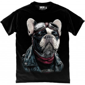 Biker Bulldog T-Shirt