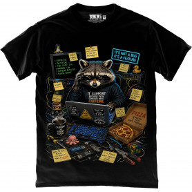 Raccoon IT Support T-Shirt