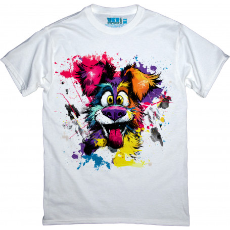 Color Splash Dog T-Shirt