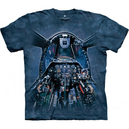 P-51c Mustang Cockpit T-Shirt P-51c Mustang Cockpit
