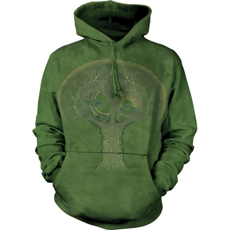 roots hoodie green