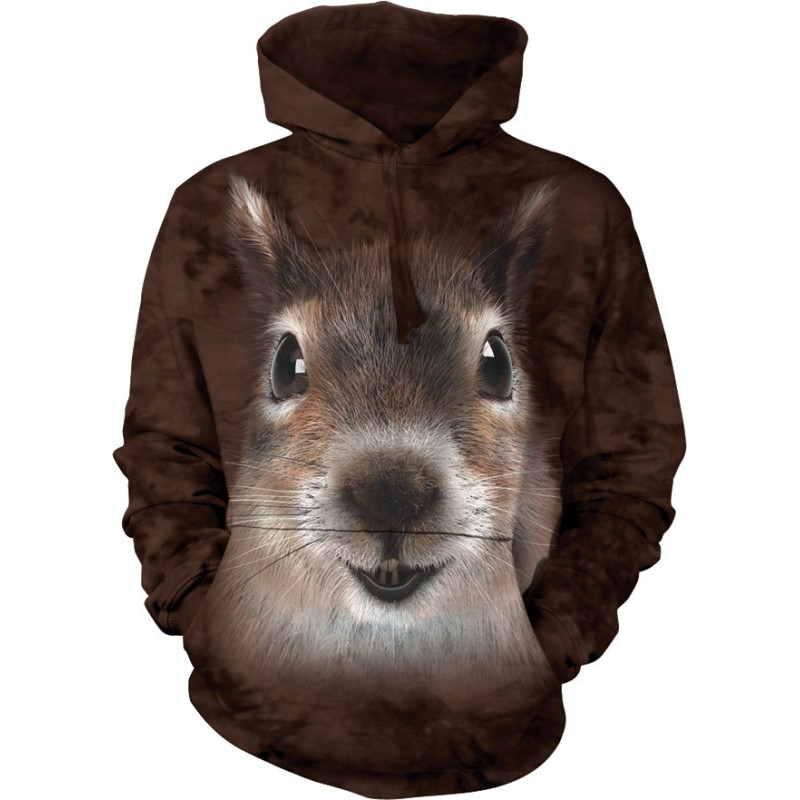 Squirrel Face Hoodie The Mountain