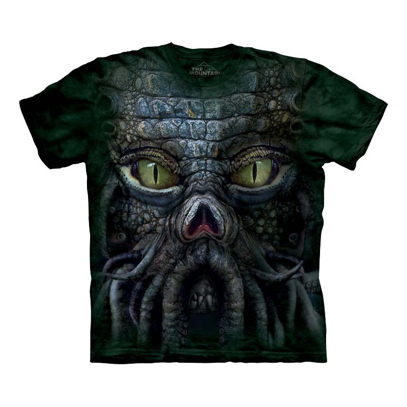 The Mountain Big Face Cthulhu T Shirt clothingmonster com