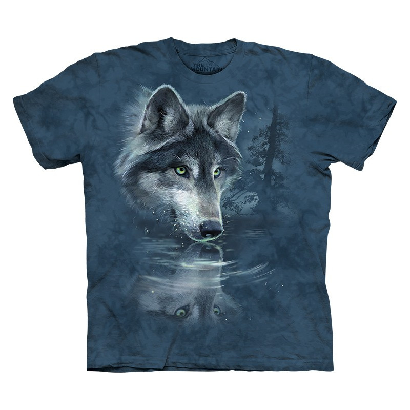 Wolf Reflection T-Shirt - clothingmonster.com