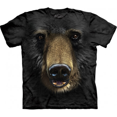 Black Bear Face T-Shirt Black Bear Face