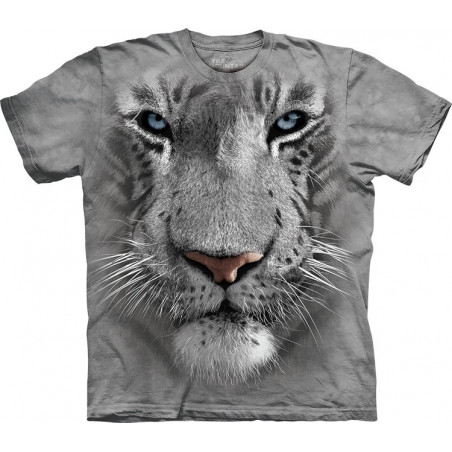 White Tiger Face T-Shirt White Tiger Face