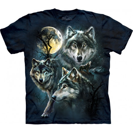 Moon Wolves Collage T-Shirt Moon Wolves Collage