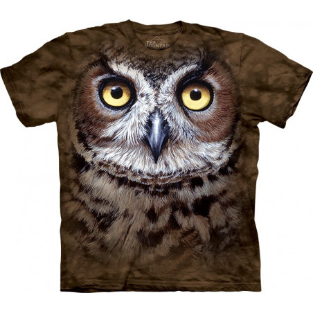 Great Horned Owl Head T-Shirt Great Horned Owl Head