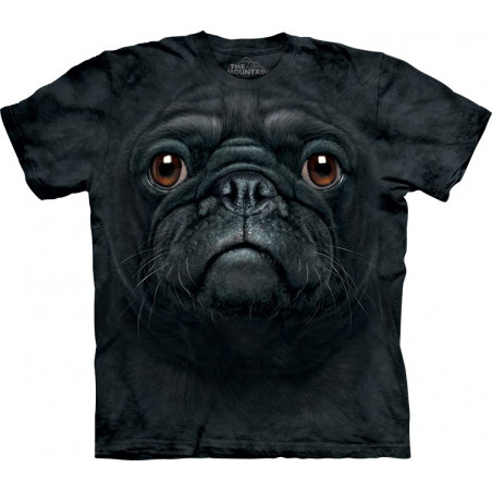 Black Pug Face T-Shirt Black Pug Face
