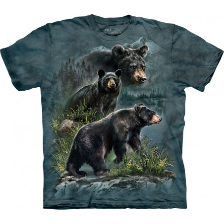 Three Black Bears T-Shirt Three Black Bears