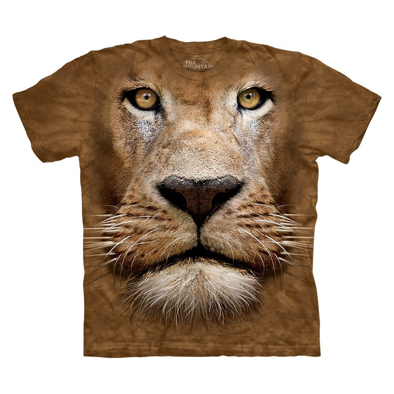 lion face t shirt