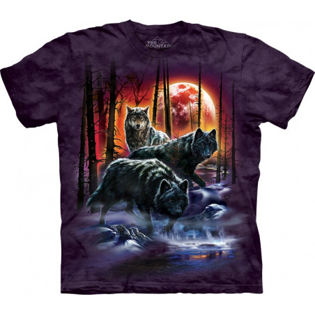 Fire And Ice Wolves T-Shirt Fire And Ice Wolves