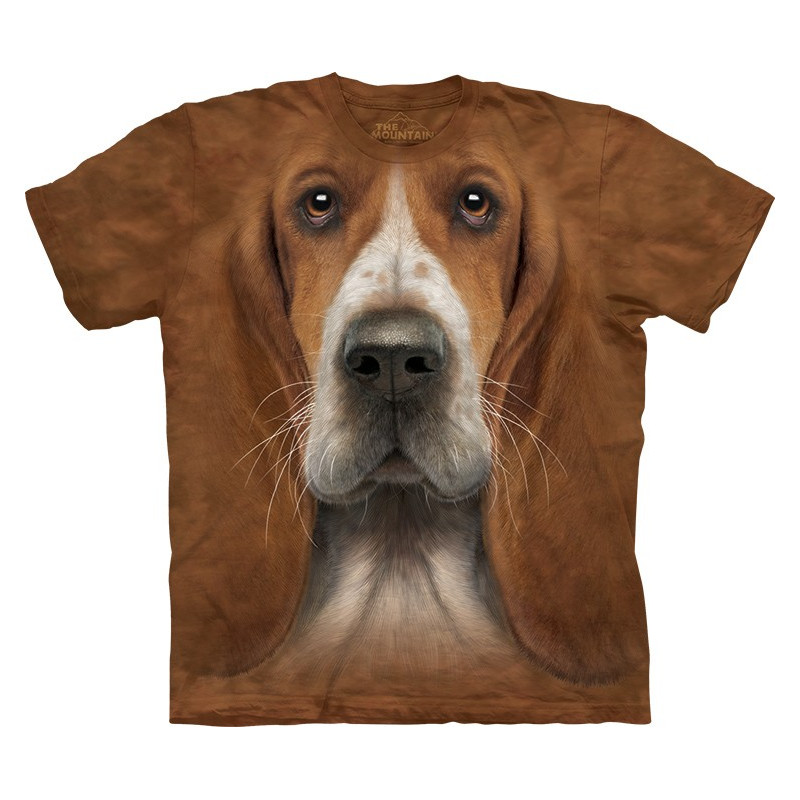 Basset Hound Head T-Shirt - clothingmonster.com