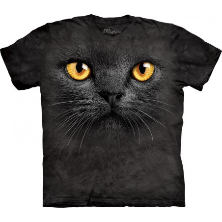 Big Face Black Cat T-Shirt Big Face Black Cat