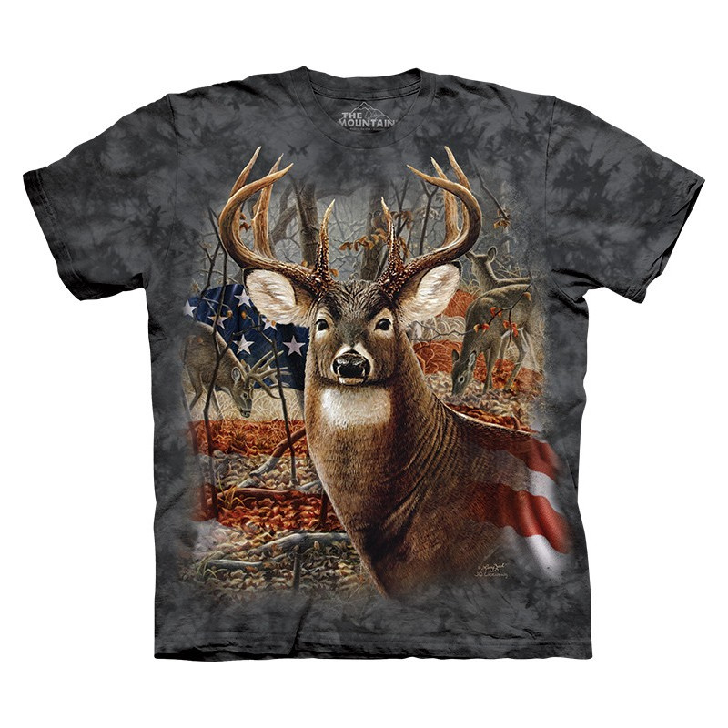 Patriotic Buck T-Shirt - clothingmonster.com