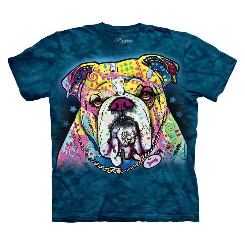 Colorful Bulldog T-Shirt - clothingmonster.com