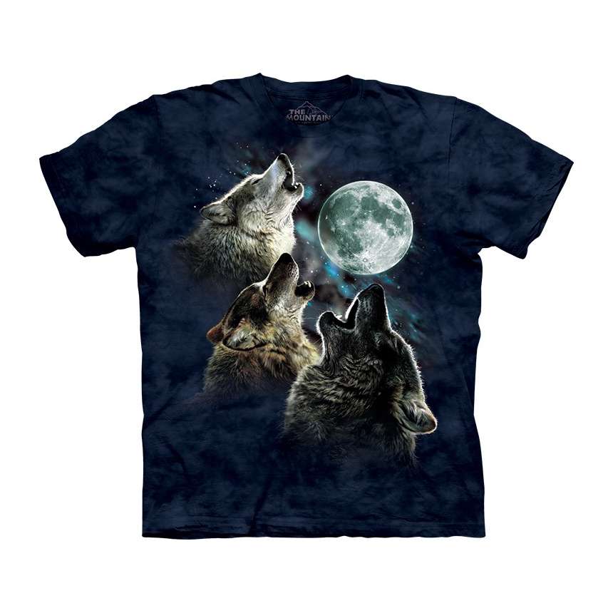 Three Wolf Moon in Blue T-Shirt - clothingmonster.com