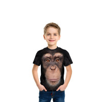 chimp face t shirt