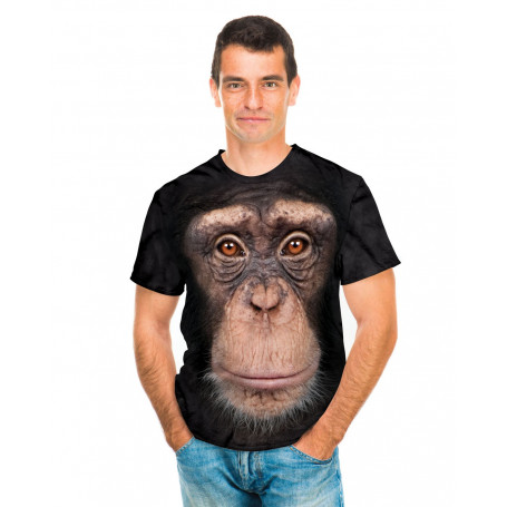 chimpanzee face t shirt