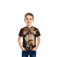 panda riding giraffe shirt