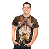 panda riding giraffe shirt