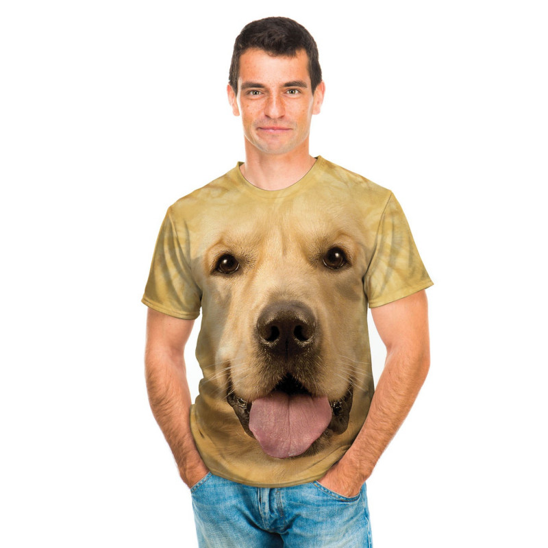 Smiling Golden Retriever T-Shirt - clothingmonster.com