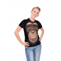 chimp face t shirt