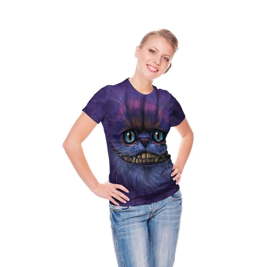 3D Big Face Cheshire Cat TShirt