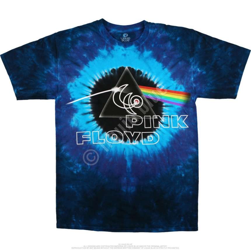 t shirt liquid blue