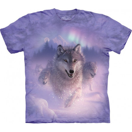 Wolf Northern Lights T-Shirt Northern Lights T-Shirt The Mountain
